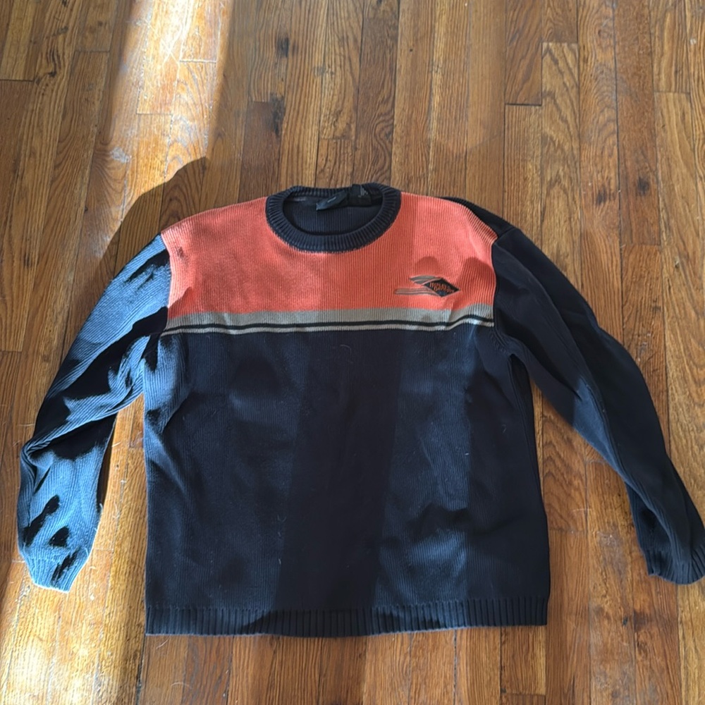 HARLEY-DAVIDSON Thick Knit Color-block Sweater